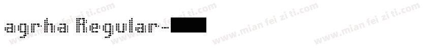 agrha Regular字体转换